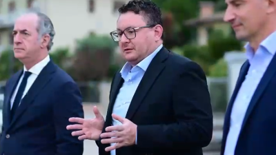 Il Governatore Luca Zaia in visita al nuovo Polo scolastico <em>(MP4, 14 MB)</em>
